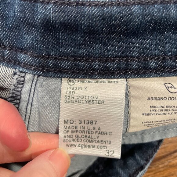 NWOT AG Adriano Goldschmied Men's 32x31.5 Slim Straight Jean Stretch - Picture 3 of 8